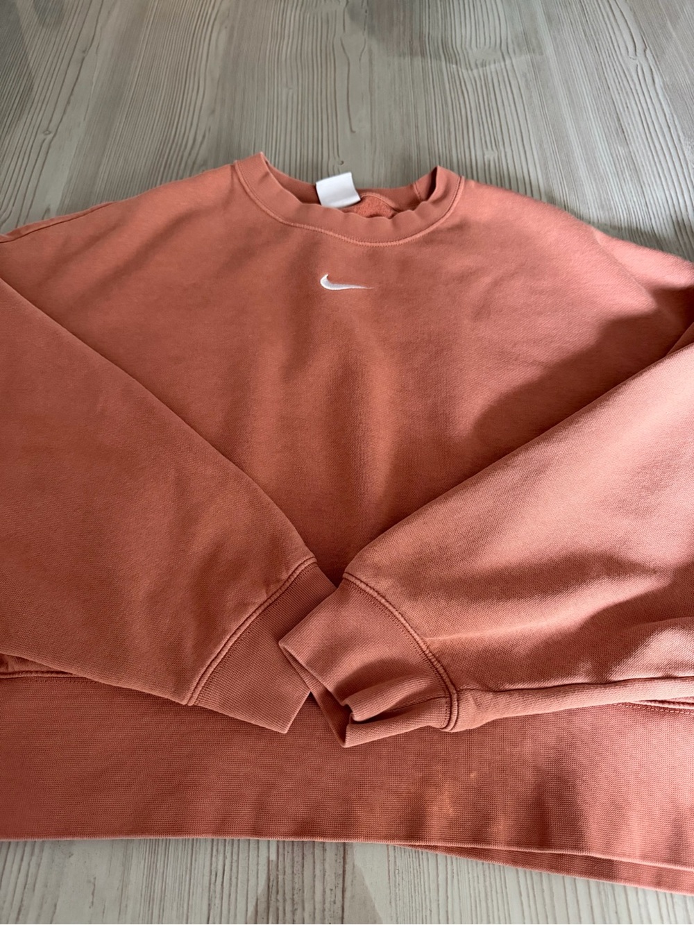 Nike • Women’s Swoosh Crewneck Sweatshirt - Rust